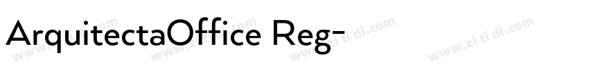 ArquitectaOffice Reg字体转换